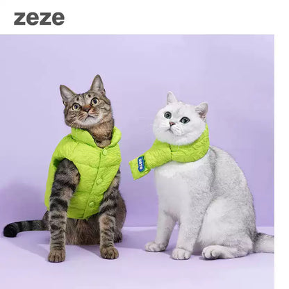 Zeze Green Puffer Jacket for Dog/Cat