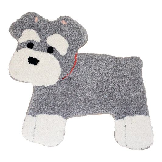 Grey Schnauzer Decorative Floor Mat