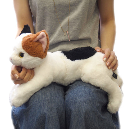 LYING CAT STUFFED TOY M MIKE