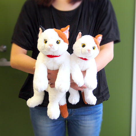 LYING CAT STUFFED TOY M MIKE