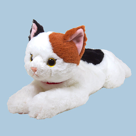 LYING CAT STUFFED TOY M MIKE