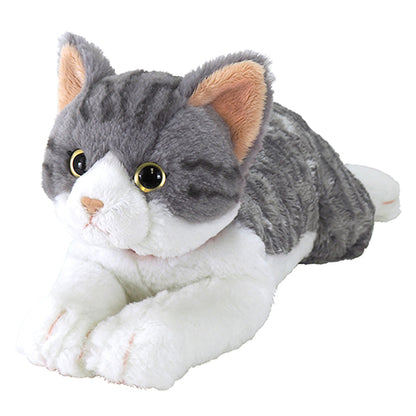 LYING CAT STUFFED TOY M SABASHIRO