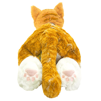LYING CAT STUFFED TOY M CHASHIRO
