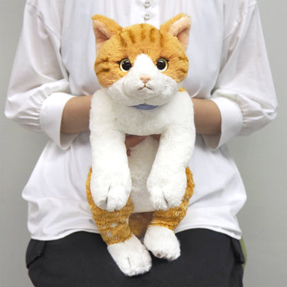 LYING CAT STUFFED TOY M CHASHIRO