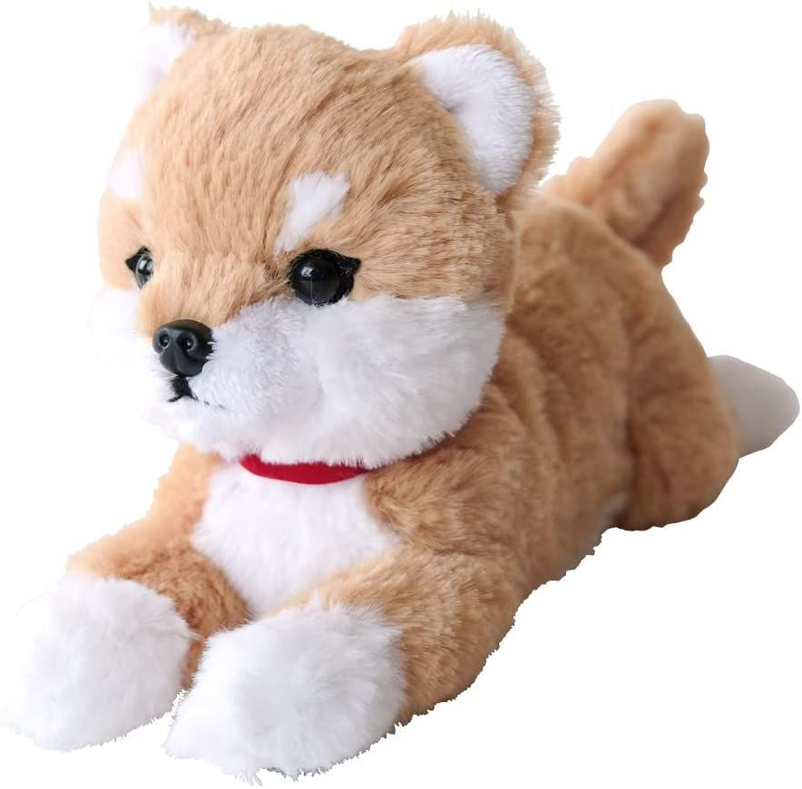 LYING DOG STUFFED TOY SS SHIBA BE