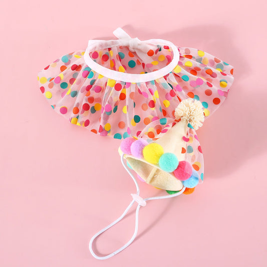 Pet Birthday Costume Set