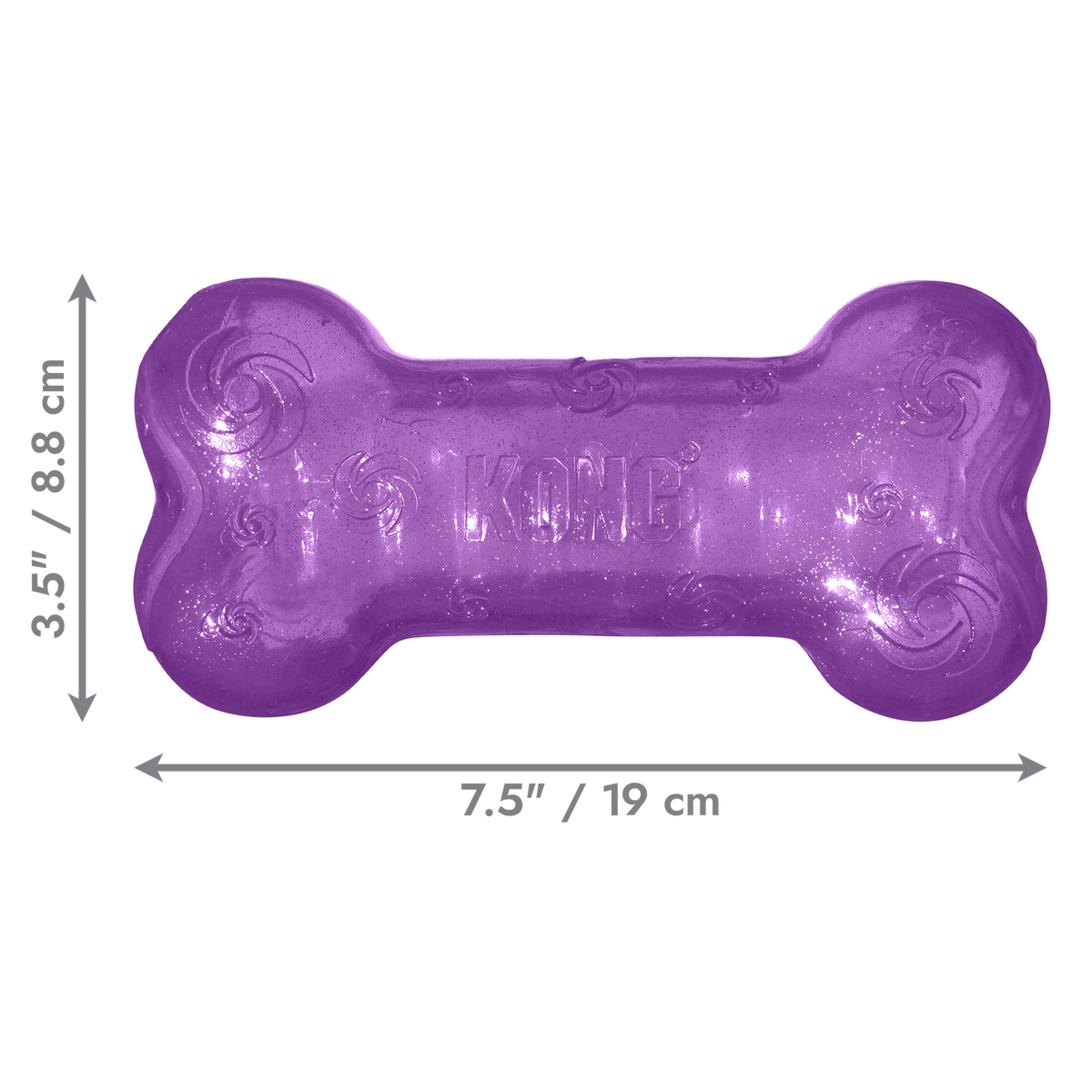 KONG Squeezz Crackle Bone (Assorted)
