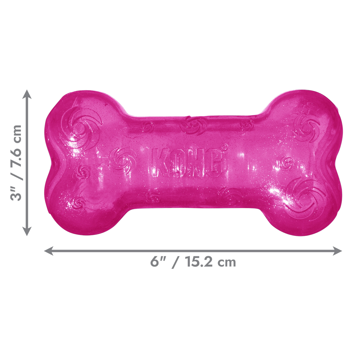 KONG Squeezz Crackle Bone (Assorted)
