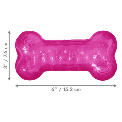 KONG Squeezz Crackle Bone (Assorted)