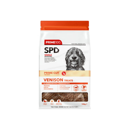 PRIME SPD PRIME CUT VENISON TREATS 100G