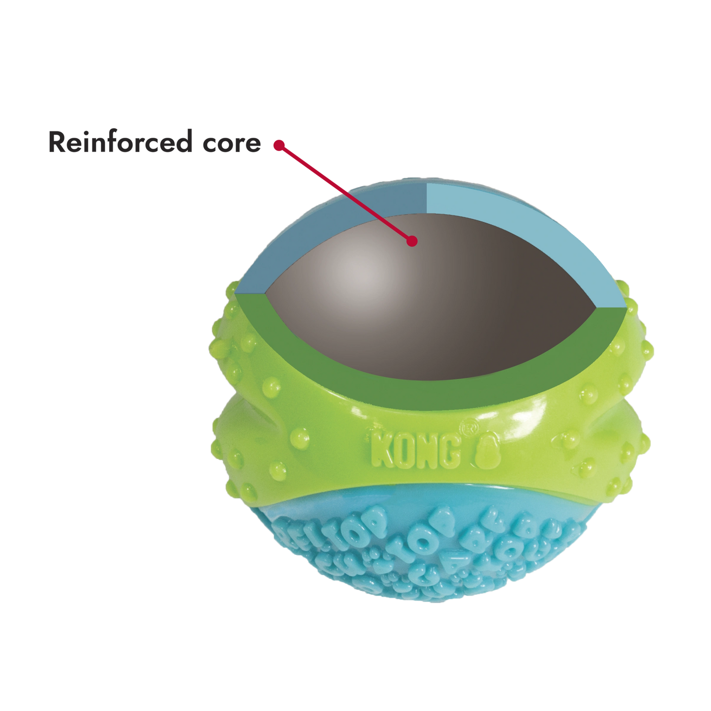 KONG CoreStrength™ Ball Dog Toy Large