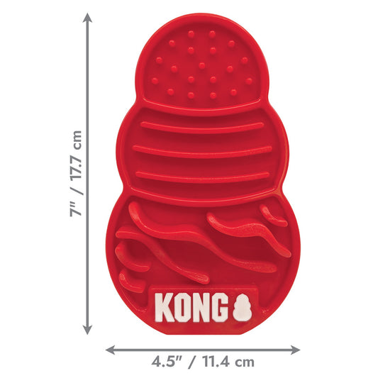KONG Licks Slow Feeder Small Treat Dispenser Toy With Suction Cups For Dogs