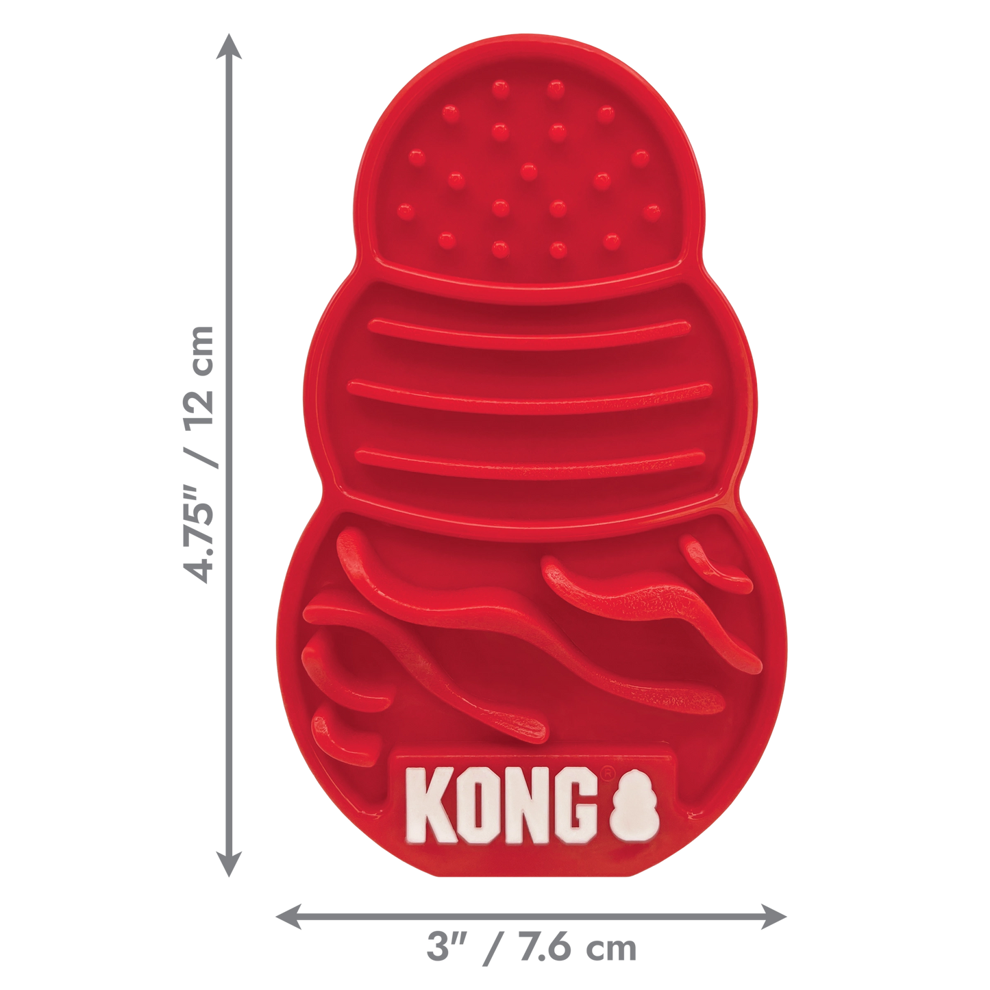 KONG Licks Slow Feeder Small Treat Dispenser Toy With Suction Cups For Dogs