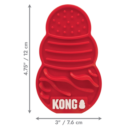 KONG Licks Slow Feeder Small Treat Dispenser Toy With Suction Cups For Dogs