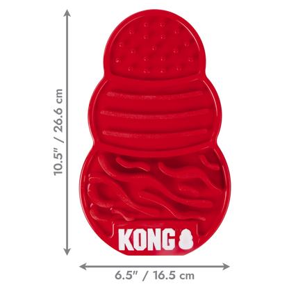 KONG Licks Slow Feeder Small Treat Dispenser Toy With Suction Cups For Dogs