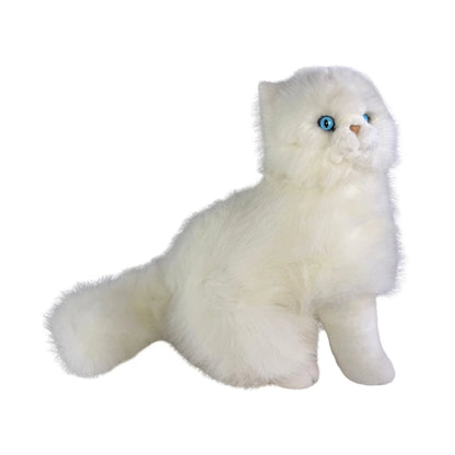 Bocchetta Plush Pearl - Persian Cat - 34cm, sitting, white