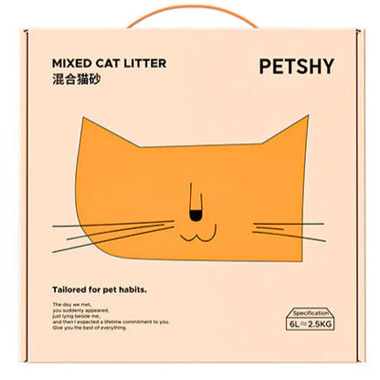 Petshy Original Tofu & Bentonite Mixed Odor-Control Cat Litter 2.5kg