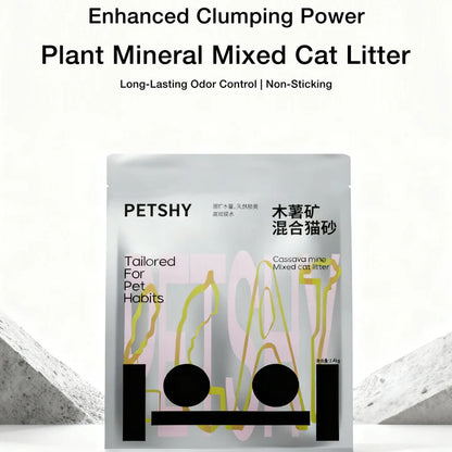 Petshy Plant Mixed Bentonite Cat Litter