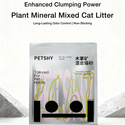 Petshy Plant Mixed Bentonite Cat Litter