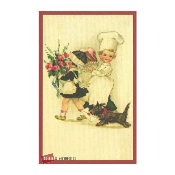 Christmas Postcard – Preparing for the party