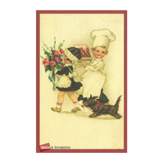 Christmas Postcard – Preparing for the party