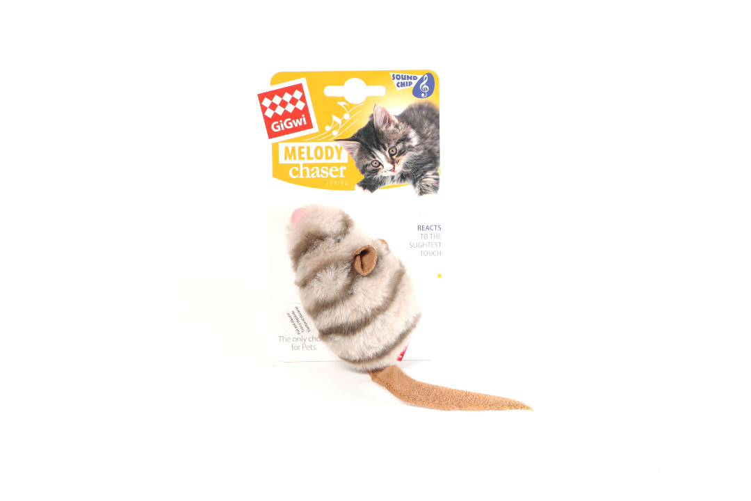 GIGWI MELODY CHASER MOUSE MOTION ACTIVE Cat Toy