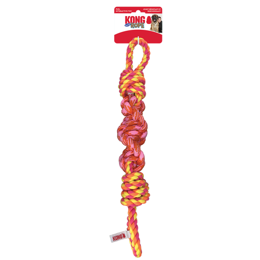KONG DOG ROPE BUNJI ASSORTED Large Dog Toy