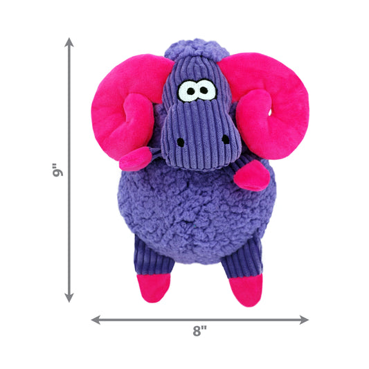 KONG SHERPS FLOOFS BIG HORN DOG TOY MEDIUM