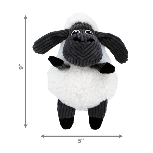 KONG SHERPS FLOOFS SHEEP Dog Toy  MEDIUM