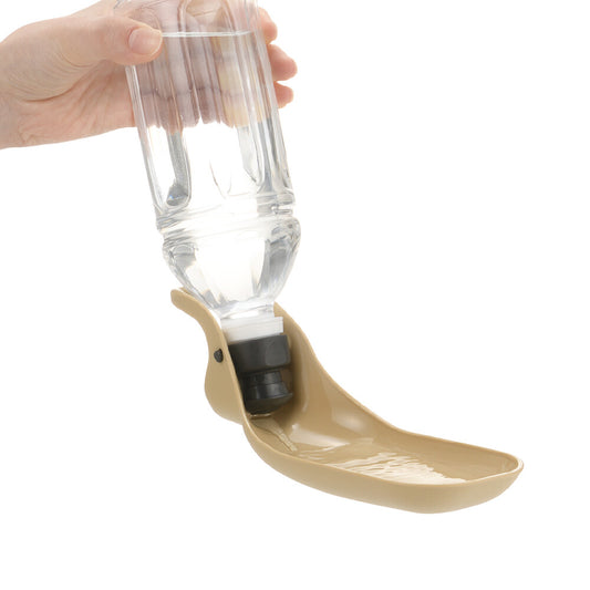 Richell Portable Pet Drinking Nozzle with Bowl – For Small and Medium Breed