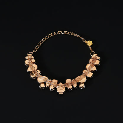 Royal Crystal Teardrop Pet Necklace