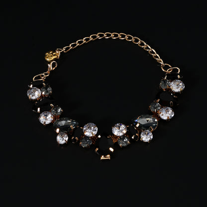 Royal Crystal Teardrop Pet Necklace
