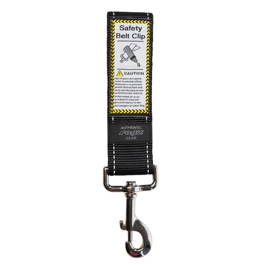 Rogz Utility Car-Safe SeatBelt Clip Black