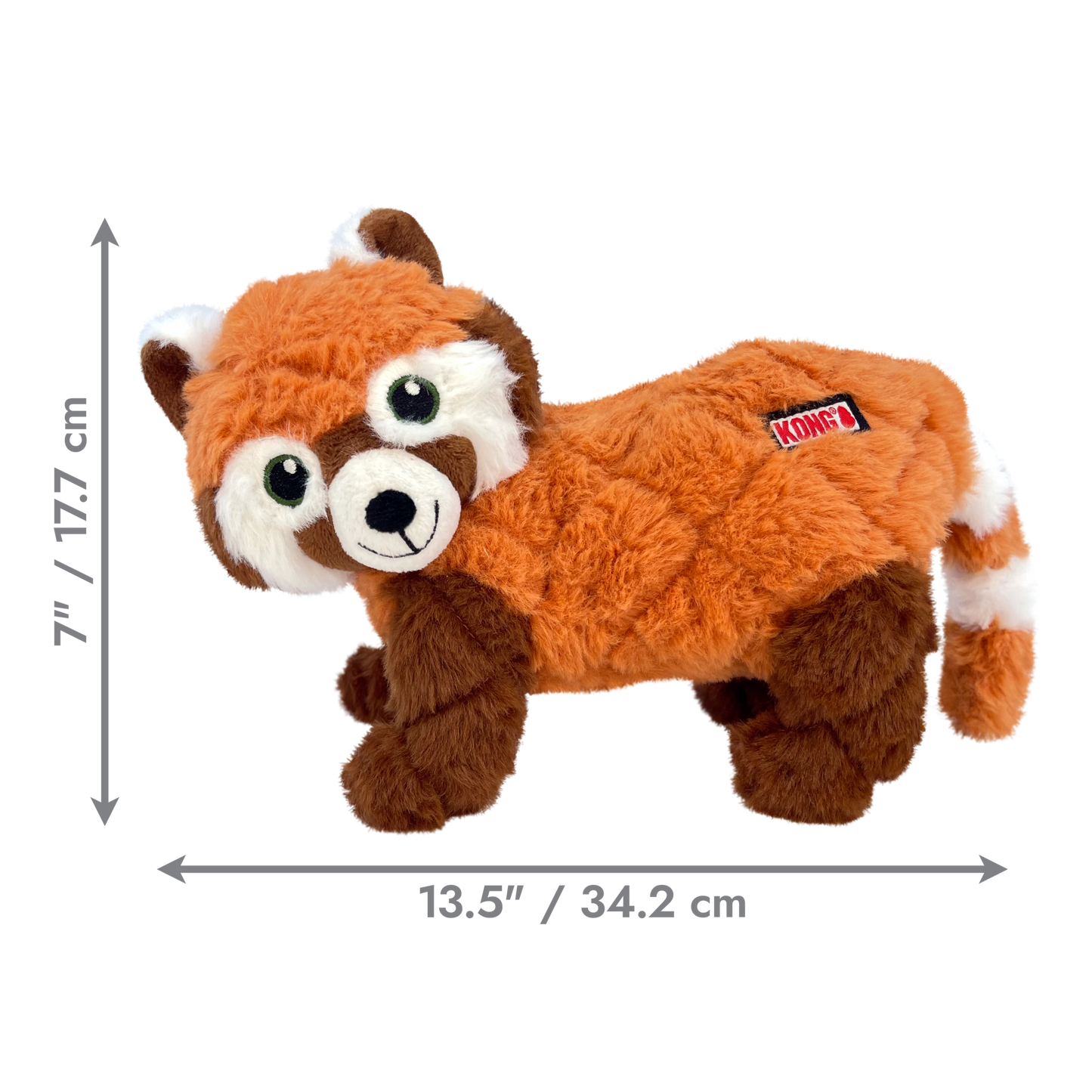 KONG Scampers RED PANDA Dog Toy Medium