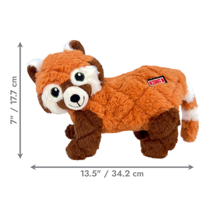 KONG Scampers RED PANDA Dog Toy Medium