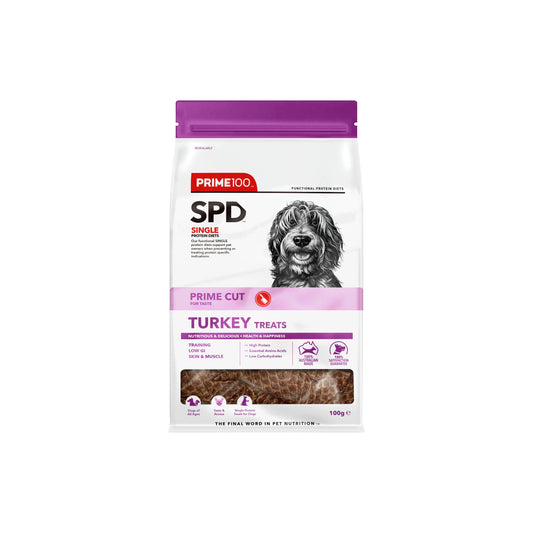 PRIME SPD PRIME CUT TURKEY TREATS 100G
