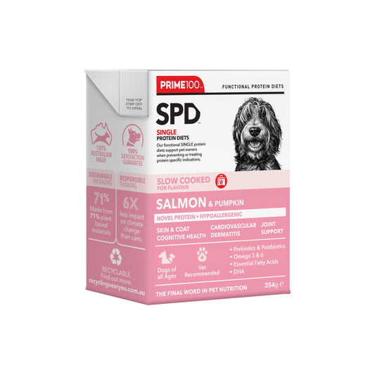 PRIME SPD SLOW COOKED SALMON & PUMPKIN 354G