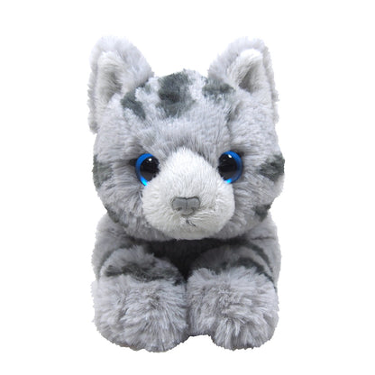 LYING CAT STUFFED TOY S AMERICAN SHORT HAIR