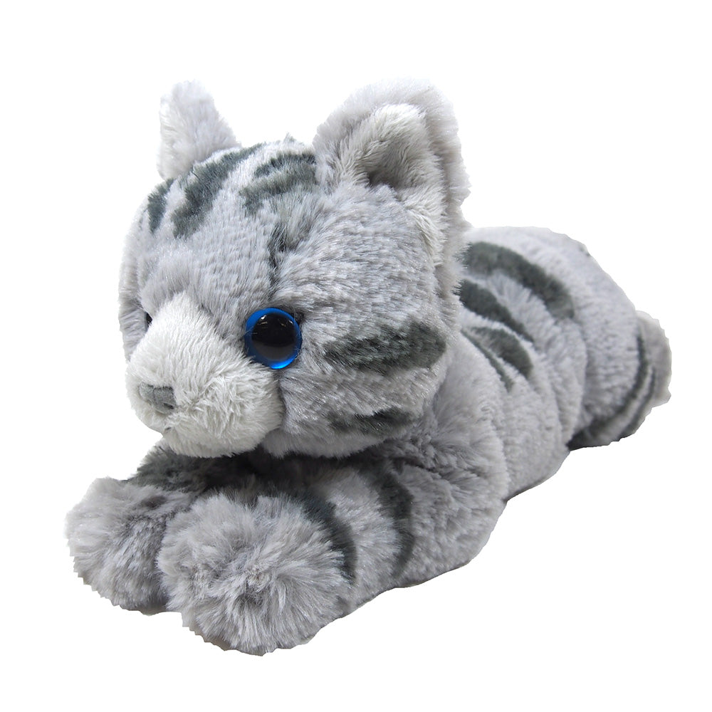 LYING CAT STUFFED TOY S AMERICAN SHORT HAIR