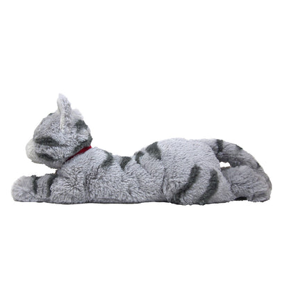 LYING CAT STUFFED TOY S AMERICAN SHORT HAIR