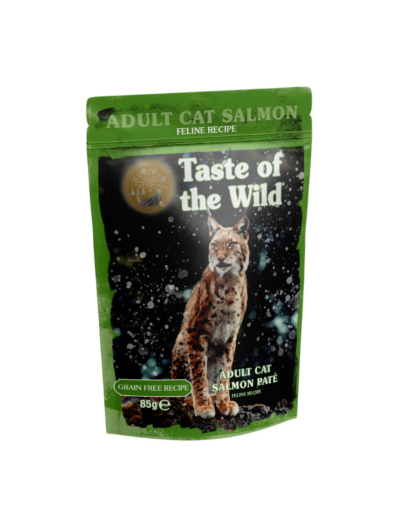 Adult Cat Salmon with Chicken Pate Pouch 85g