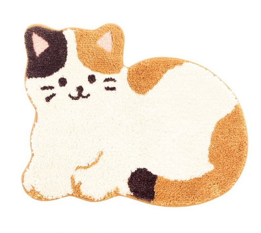 Calico Cat Decorative Floor Mat