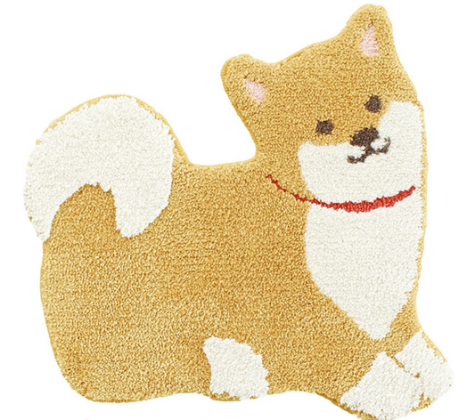 Yellow Shiba Inu Decorative Floor Mat