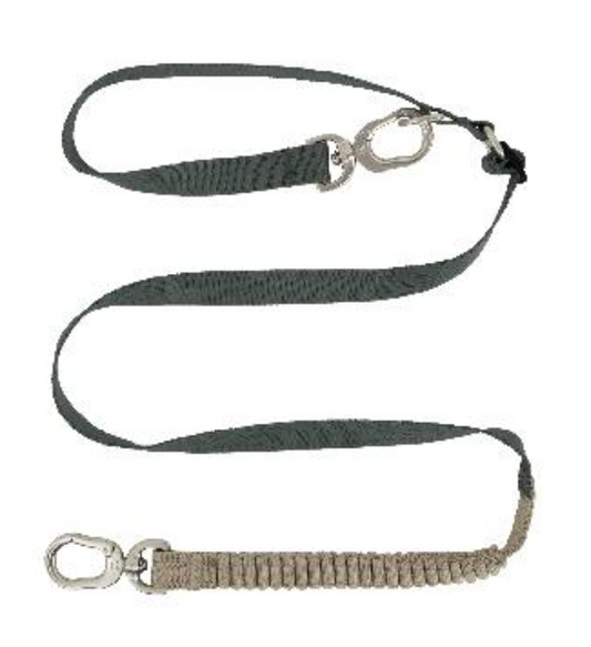 Valley Series Multi-functional Shock-absorbing Dog Leash - Buckwheat Grey