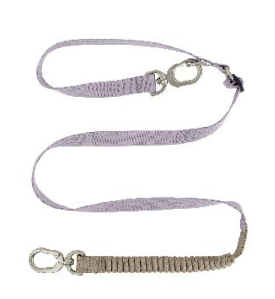 Valley Series Multi-functional Shock-absorbing Dog Leash - Purple