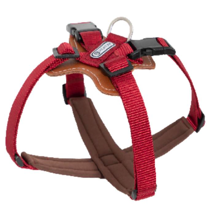 Bobo Series X-Style Dog Harness - Red