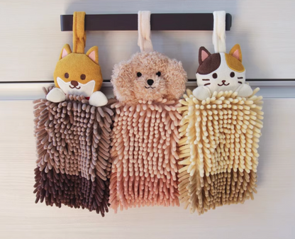 Yellow Shiba Inu Hand Towel