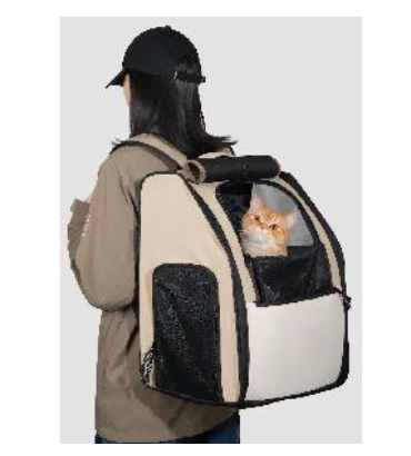 First Class Cat Backpack - Chestnut