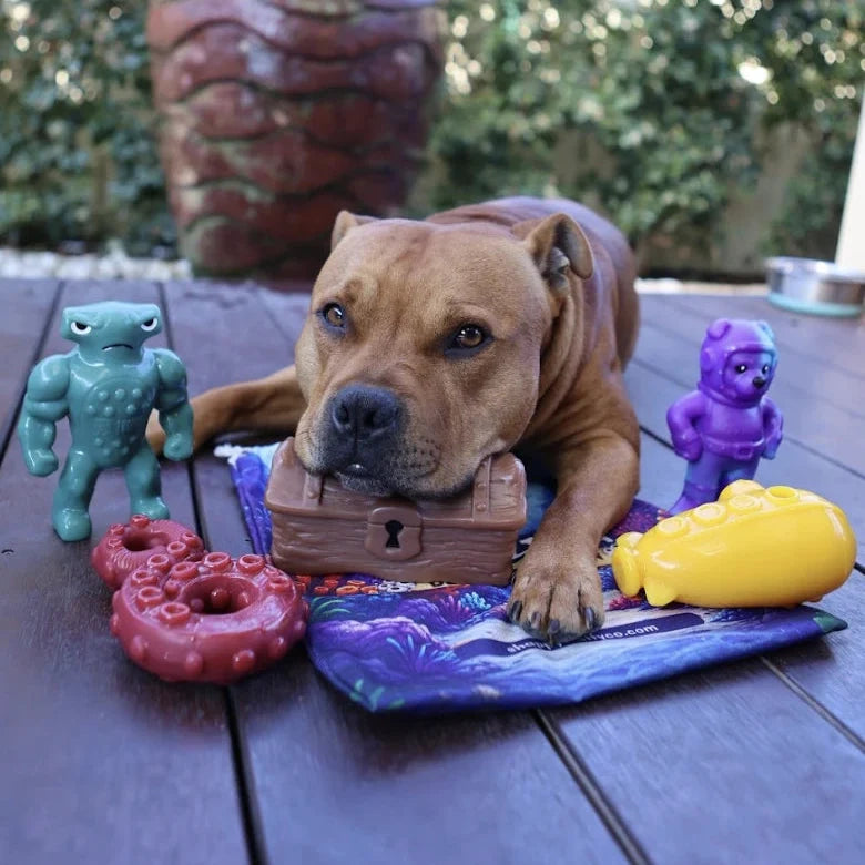 Happy Staffy Co. Chewzilla® Deep Sea Mission Dog Chew Toys