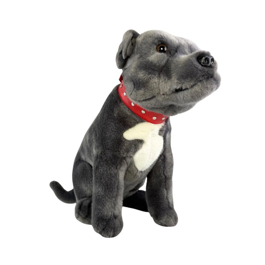 Bocchetta Plush Doorstop Storm - Weighted Staffy, 32cm